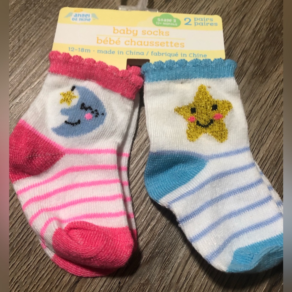 12-18mos two pack socks
